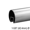 [CR42.4] Caprail - 19' - Rond de 42,4 mm (SS316) - Acier inoxydable brossé