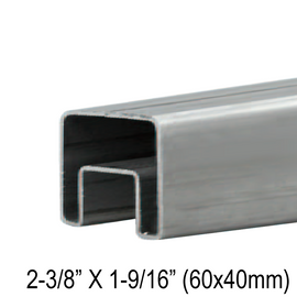 [CR60X40] Caprail - 19' - 60X40mm Rectangle (BS, MBL)