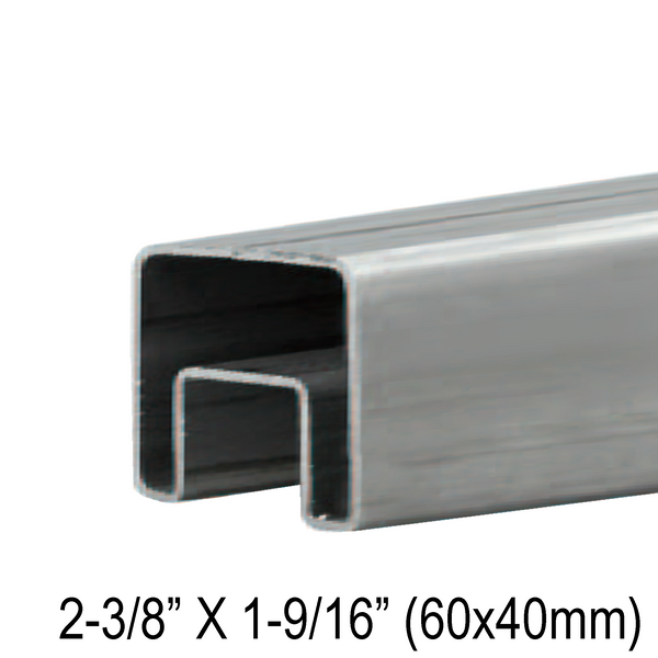 [CR60X40] Caprail - 19' - 60X40mm Rectangle (BS, MBL)