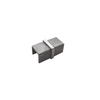 [CE1X1F180] Caprail - Coude - Carré 1 x 1" - Fixe 180° - Acier inoxydable brossé