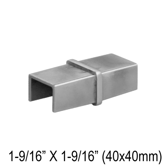 [CE40F180] Caprail - Elbow - 40mm Square - Fixed 180°
