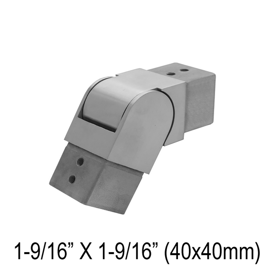 [CE40ADJDN] Caprail - Elbow - 40mm Square - Adjustable Downward
