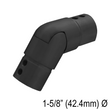 [CE42.4] Elbow For 42.4mm Caprail - Adjustable Downward (BS, MBL)