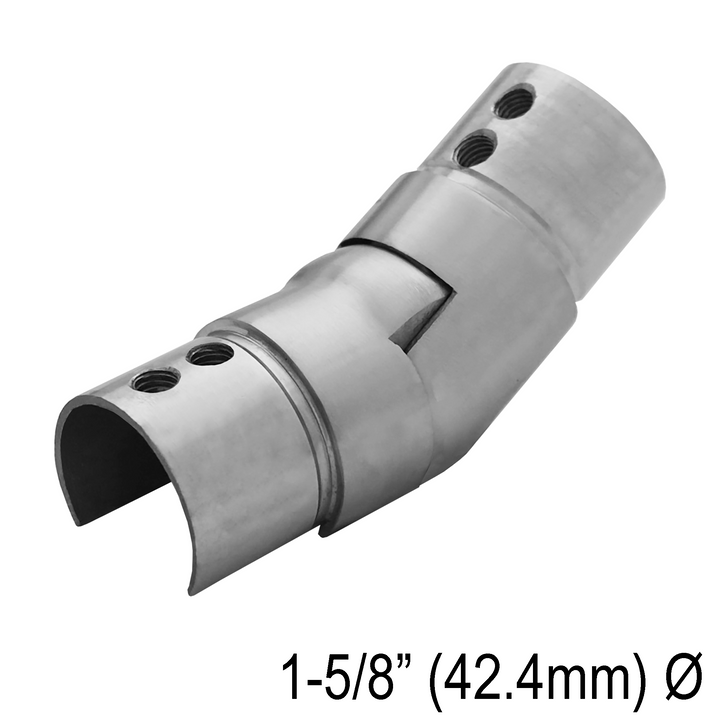 [CE42.4ADJUP] Caprail - Elbow - 42.4mm Round - Adjustable Upward
