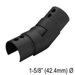 [CE42.4] Elbow For 42.4mm Caprail - Adjustable Upward (BS, MBL)
