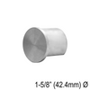 [CEND42.4] Caprail - Embout - Rond 42,4 mm - Acier inoxydable brossé