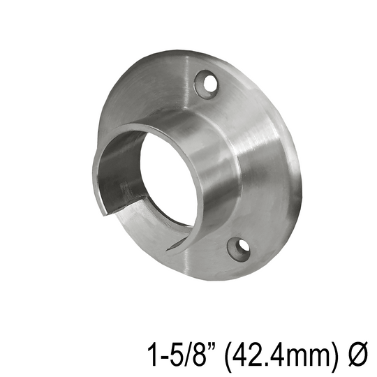 [WFC42.4] Caprail - Wall Mount Flange for 42.4mm Round Caprail