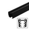 [CRUB12] Caprail - Caoutchouc - pour verre 1/2" (12 mm) - Caoutchouc pour 12mm (19')