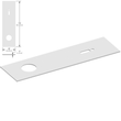 [DLUX4HCP] DLUX 1-3/4 X 4" Header System - Closer Cover Plate - 14" Length (SA, MBL, BSS)