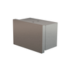 [CEND60X40] Caprail - Embout - Rectangle 60X40mm - Acier inoxydable brossé