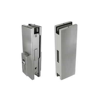 [GDLEUSET] Glass Door Lock - Patch Lock Set with Euro Style Cylinder
