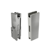 [GDLEUSET] Serrure pour porte vitrée - Serrure à percussion avec cylindre de style européen - Acier inoxydable brossé