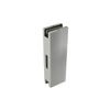 [GDLEUK] Serrure pour porte vitrée - Gâche de serrure avec cylindre de style européen - Acier inoxydable brossé