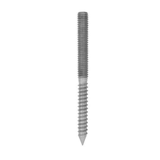 [HB38] Boulon de suspension pour entretoise solide - 3/8" X 4-1/2" (SS316, zinc)