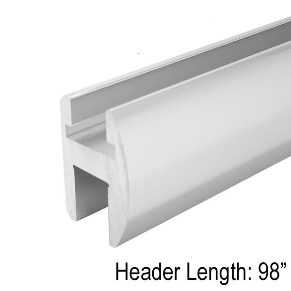 Shower Header Bar - (98") (CH, BN, MBL, SB1, SB2) (BAR ONLY - No Accessories)