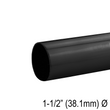 [HR38.1] Handrail - 19' - 38.1mm Dia. Round (BS, MBL)