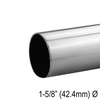 [HR42.4] Main courante - 19 pi - Rond de 42,4 mm - Acier inoxydable brossé