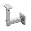 [SHRBADJ] Square Handrail Bracket -Adj. Wall Mount (BS, MBL)