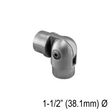 [E38.1] Elbow for 38.1mm Handrail - Adjustable 90° (BS, MBL)