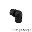 [E38.1] Elbow for 38.1mm Handrail - Adjustable 90° (BS, MBL)