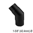 [E42.4] Elbow for 42.4mm Handrail - Fixed 135° (BS, MBL)