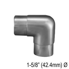 [E42.4] Coude pour main courante 42,4 mm - Fixe 90° (BS, MBL)