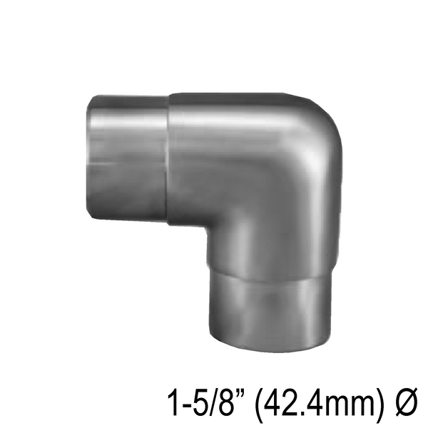 [E42.4] Elbow for 42.4mm Handrail - Fixed 90° (BS, MBL)