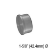 [END42.4] Embout de main courante pour main courante ronde de 42,4 mm - Acier inoxydable brossé