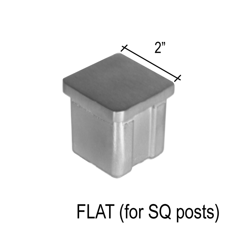 [END50SQ] Railing Post - 2" X 2" Endcap for Square Post