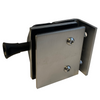 [NLDIVE90W] Quincaillerie pour clôture de piscine - Loquets - Fixation verre sur mur/poteau carré - Acier inoxydable brossé