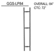 84" (72" CTC) Commercial LP - B2B (BS, PS, MBL, SB)