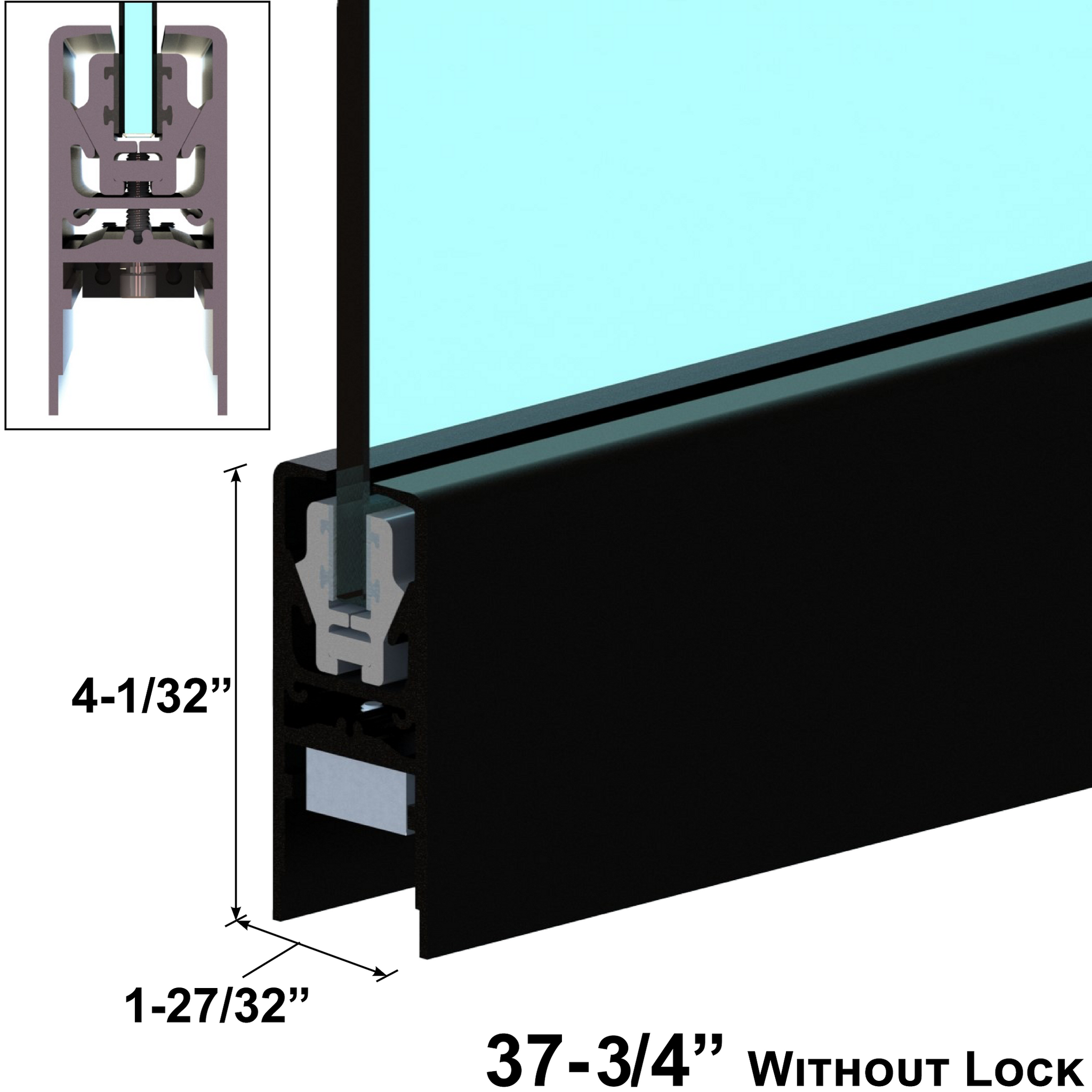 Lock Rail Door DLUX 4