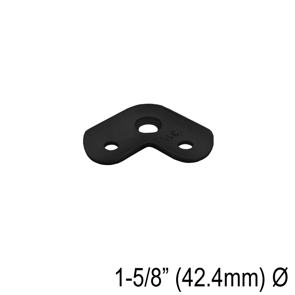 [42.4SAD90] Handrail - Saddle - Round for Round Handrail - 90° – Grey ...