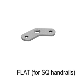 [FLATSAD] Composant de poteau de garde-corps - Selle de main courante - Plat pour main courante carrée - 135° (BS, MBL)