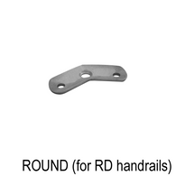 [42.4SAD & 38.1SAD] Railing Post Component - Handrail Saddle - for Round Handrails - 135° (BS, MBL)