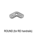 [42.4SAD & 38.1SAD] Railing Post Component - Handrail Saddle - for Round Handrails - 90° (BS, MBL)