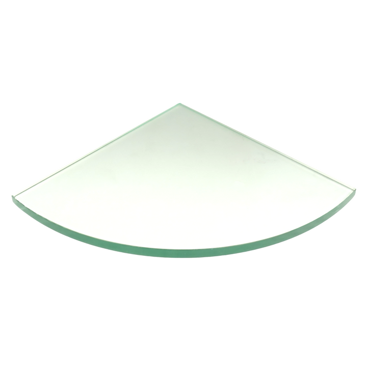 [SGS10X10] Glass Shelves - 10" X 10" Round (Quarter Circle)