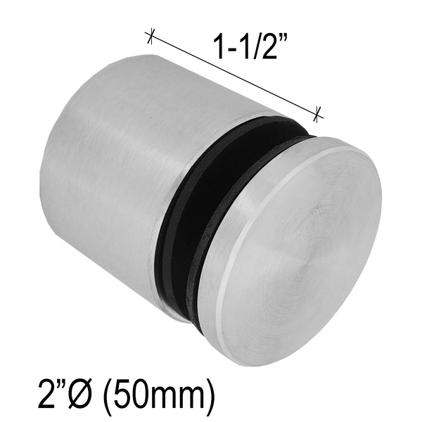 [SSO2X1.5] Standoff - 2" Ø˜ X 1-1/2" Base Height - Round - SS316