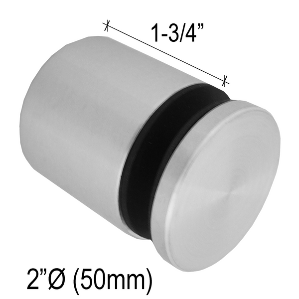 [SSO2X1.75] Standoff - 2" Ø˜ X 1-3/4" Base Height - Round - SS316
