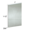 [CUEND1X1.5] Profilé en U commercial - Embout - 1 x 1-1/2" - Inox brossé anodisé