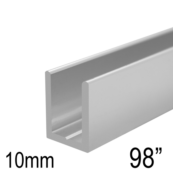 Shower U Channel for 10mm Glass (98") (CH, BN, MBL, SB, GD, PN, BBRZ, GM, ORB)