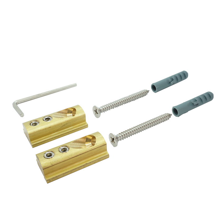 [HWMB] Shower Header - Brass Wall Mounting Brackets