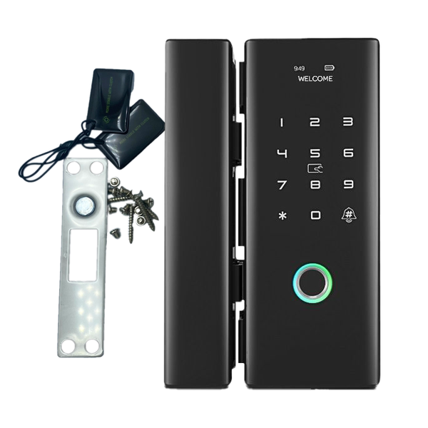 [DGDL] Glass Door Lock - Digital Glass Door Lock - Glass & Wall Mount