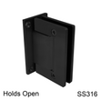 Hulk Hydraulic Hinge - 90° Wall to Glass - HO - Box of 2 - SS316 (BS, PS, MBL)