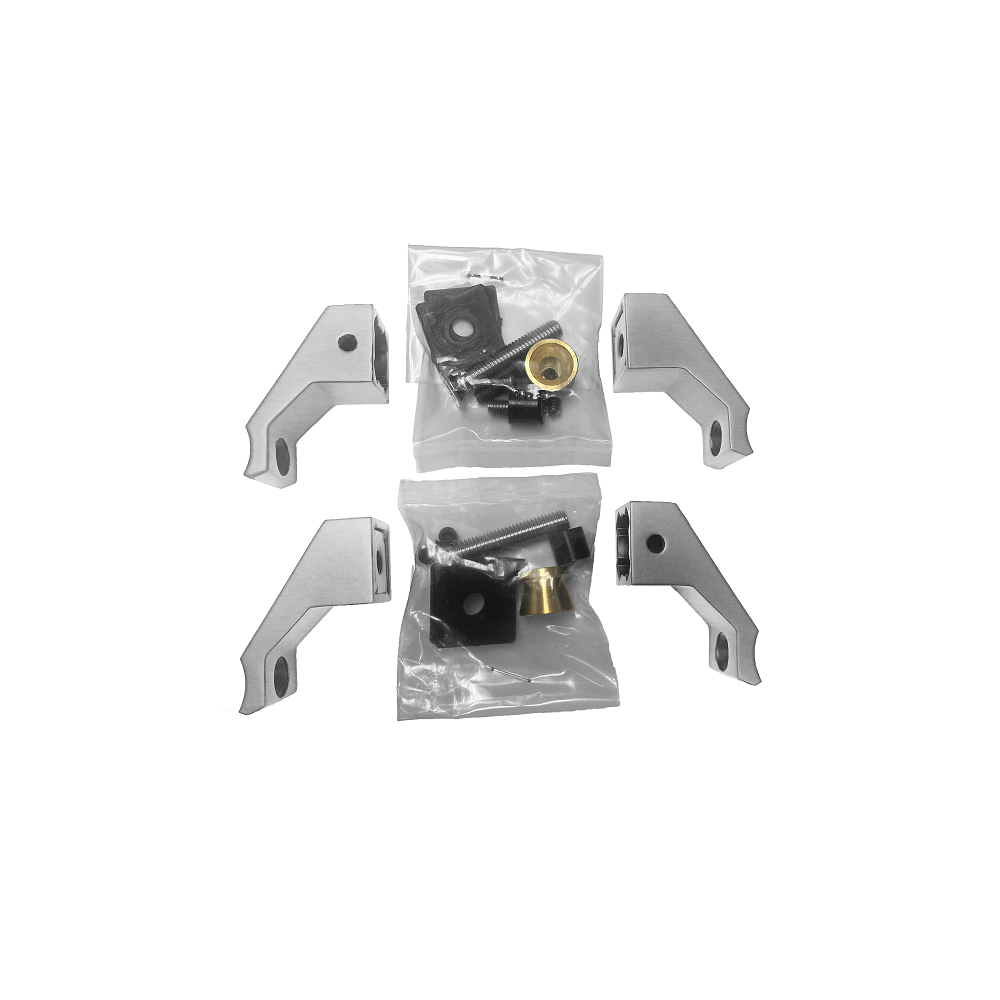 Commercial Ladder Pull Offset Kit (BS, PS, MBL) Grey Goat Hardware