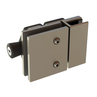 [LDIVE180] Pool Fence Hardware - Latches With Lock - 180° Glass to Glass