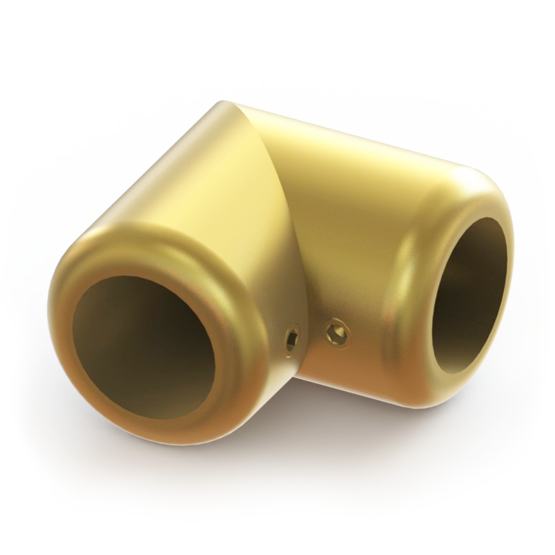 Accessory for Shower Support Bar 90° Glass to Glass Connector (CH, B