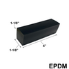 [SB-EPDM-8] Bloc de réglage - 4" x 1-1/8" x 1-1/8" - Bloc de réglage X1
