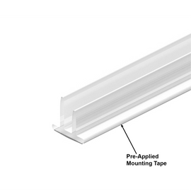 Vinyl - 'Double Fin' Gap Seal for Glass (95