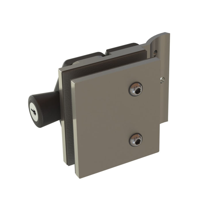 Loquets de clôture de piscine série DIVE avec serrure - Poteau rond (BS, PS, MBL)